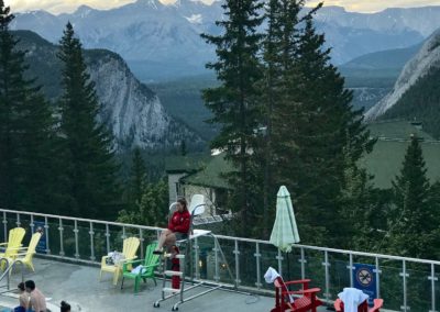 Banff hot springs